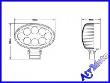 lampa robocza led elipsa 24w 8xLed L0109 (1)